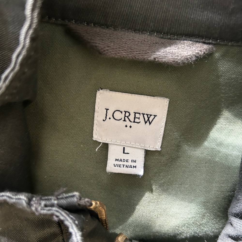 J. Crew Olive Utility Jacket - Picture 8 of 11